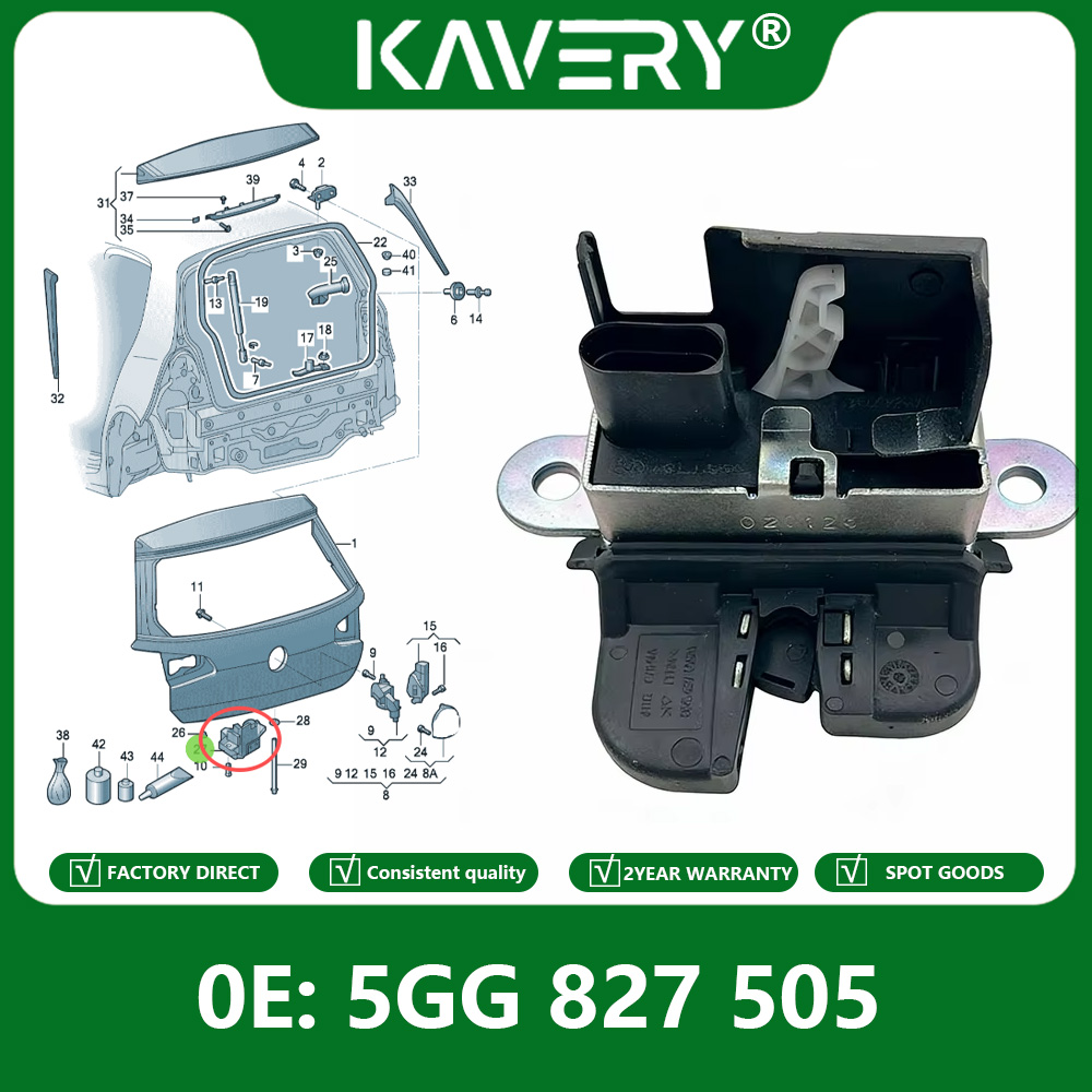 Golf Equipment And Accessories - KAVERY For 1pc 5GG827505 5G6827505 Rear