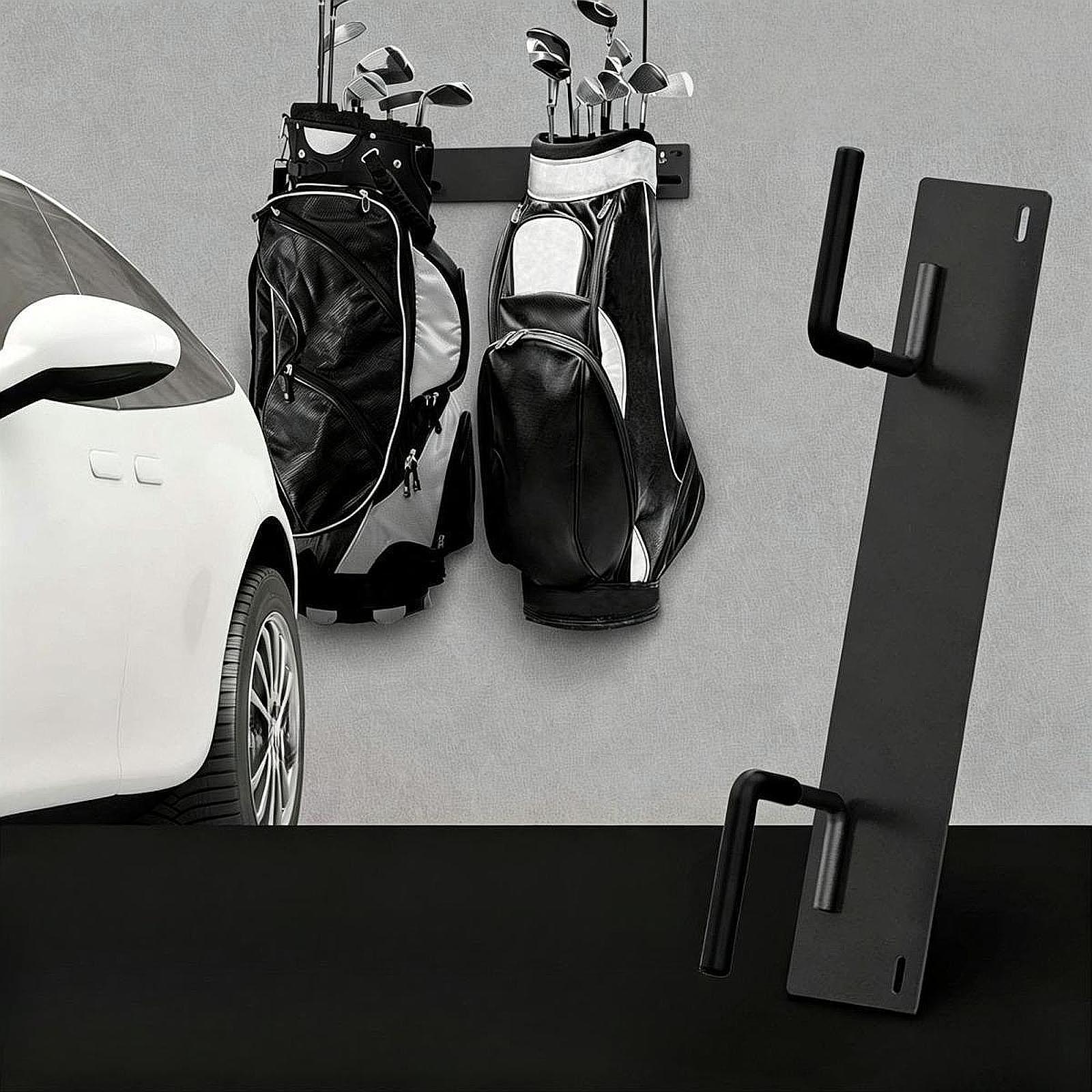 Golf Equipment Garage Organizer - Golf Bag Rack Organizer Wall Mounted