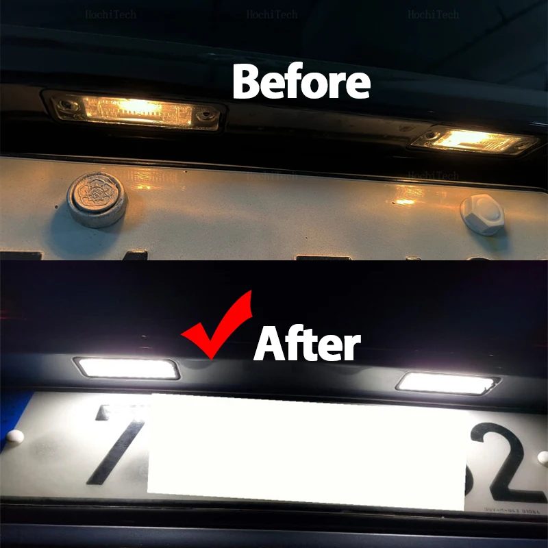 1pc 12V Car LED License Plate  - Golf Equipment And Accessories 评论和价格