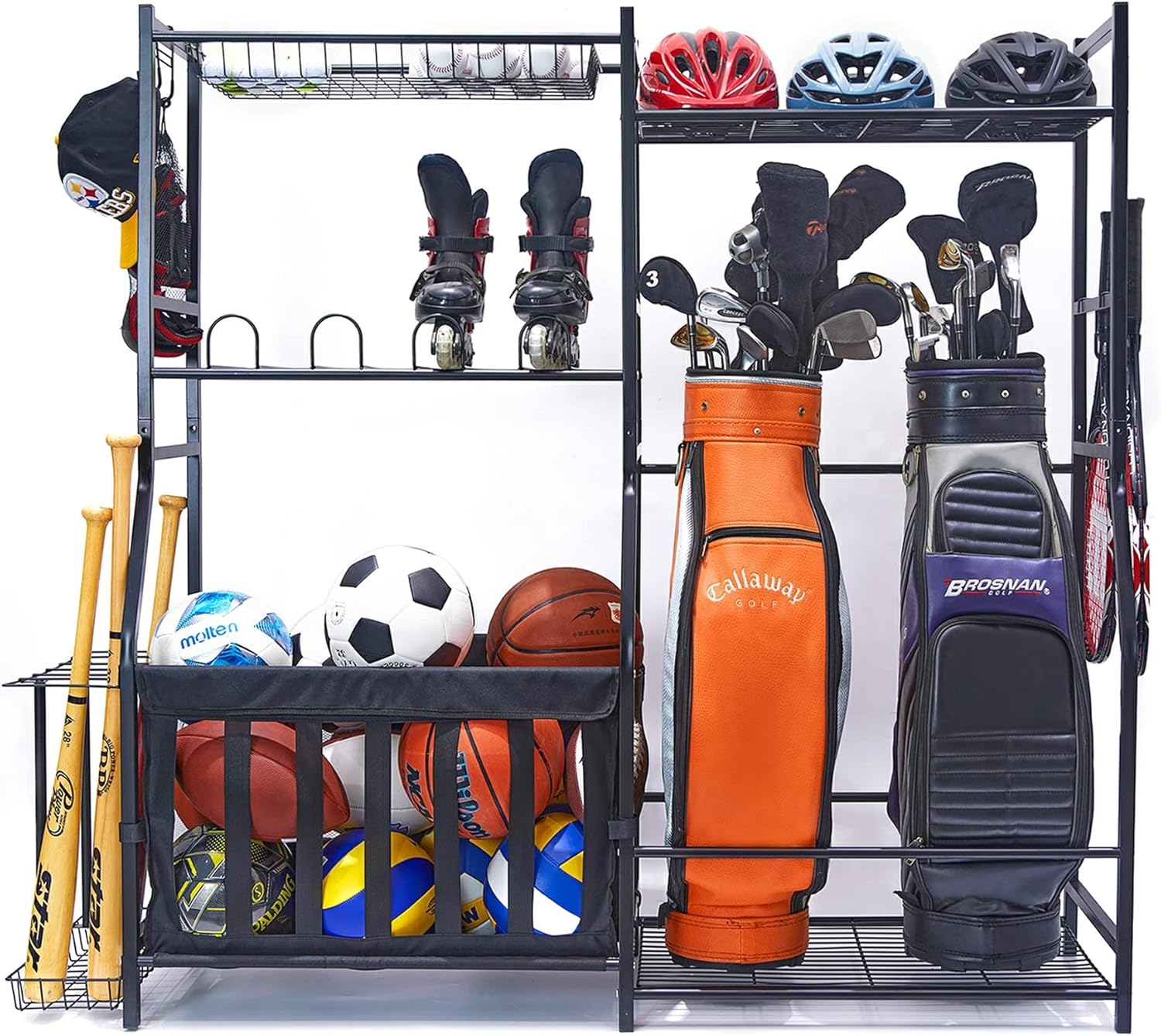 Garage Sports Equipment Storag - Golf Equipment Garage Organizer 评论和价格