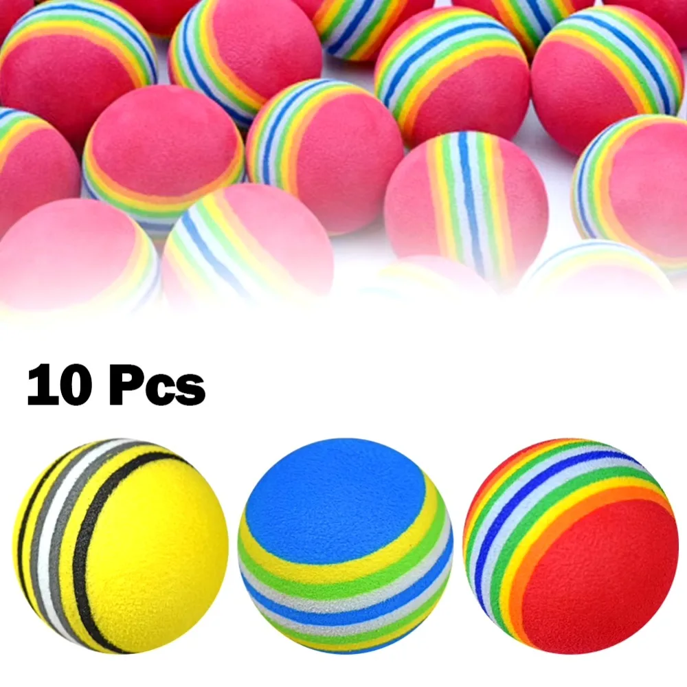 10Pcs 35mm Golf Practice Foam  - Golf Equipment Indoor 评论和价格