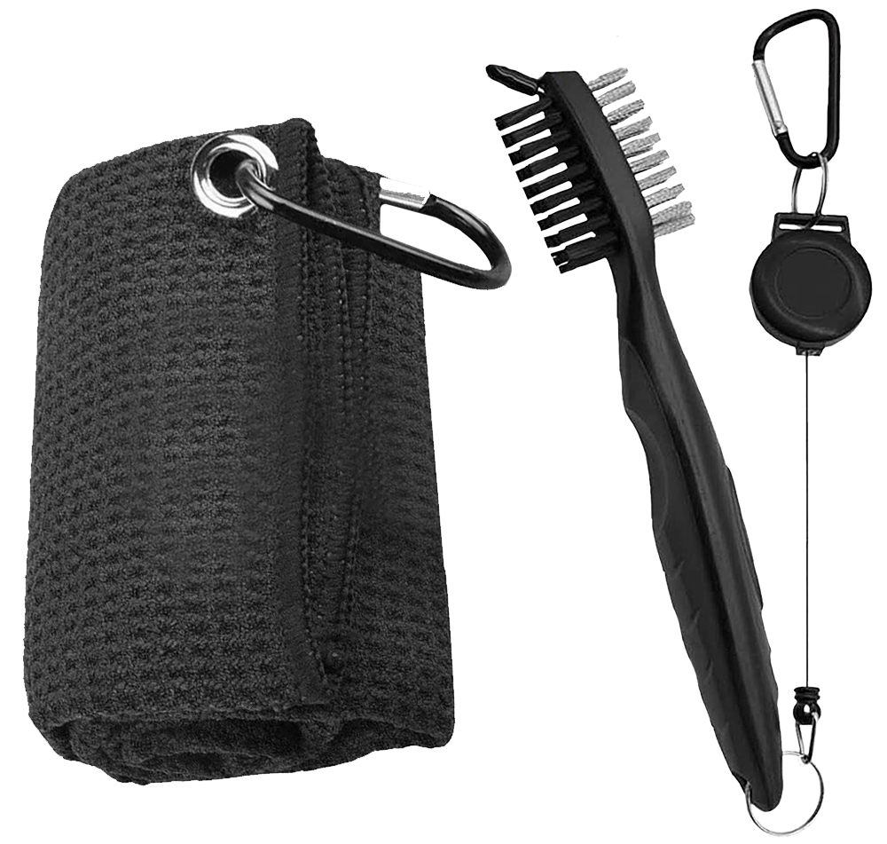 Golf Club Brush and Towel Clea - Golf Equipment Indoor 评论和价格