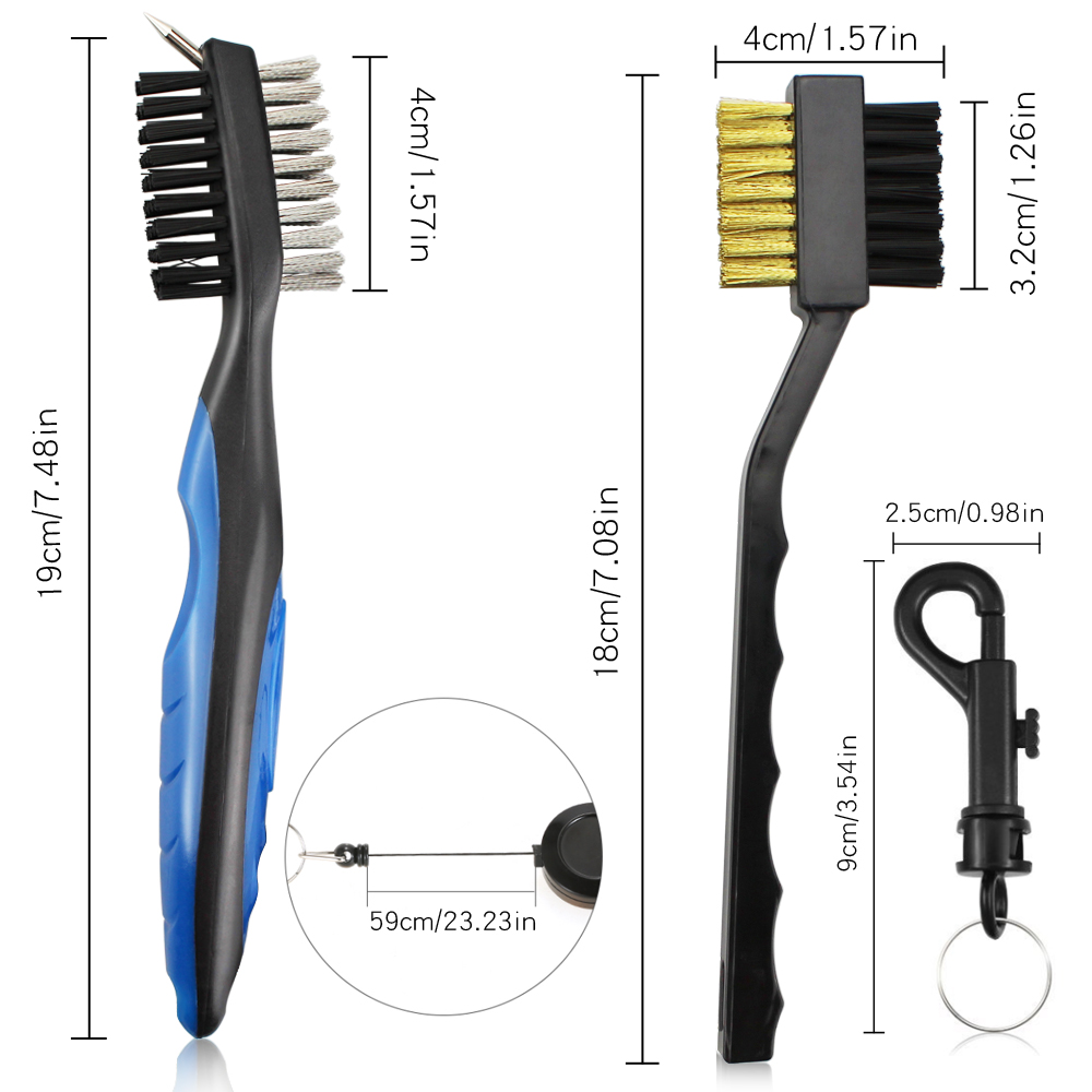 2Pcs/Set Golf Club Brush Golf  - Golf Equipment Indoor 评论和价格