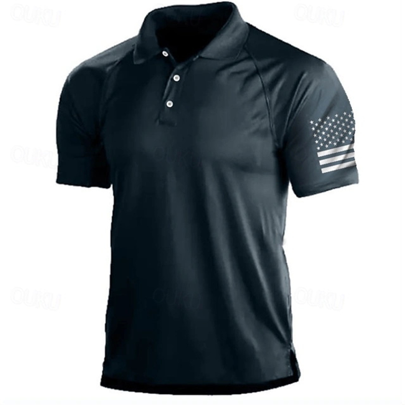 3D Print USA Flag Pattern Polo - Golf Equipment Rental 评论和价格
