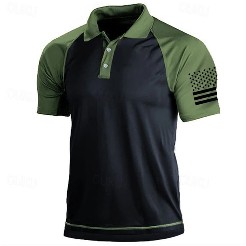 3D Print USA Flag Pattern Polo - Golf Equipment Rental 评论和价格