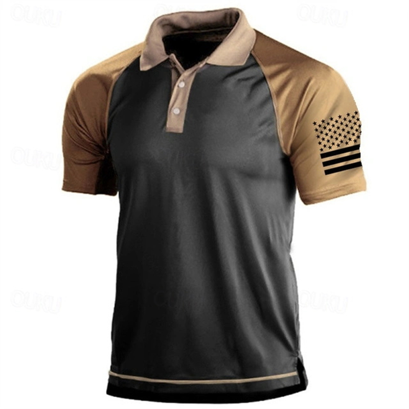 3D Print USA Flag Pattern Polo - Golf Equipment Rental 评论和价格