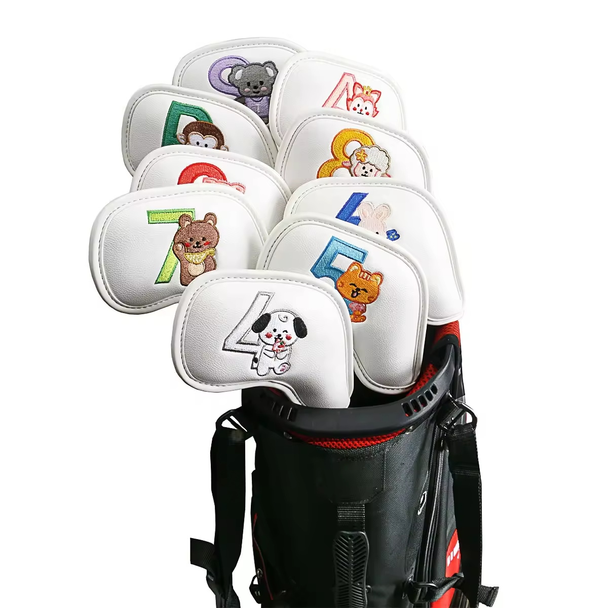 9Pcs Cute Cartoon Animal Golf  - Golf Equipment And Accessories 评论和价格