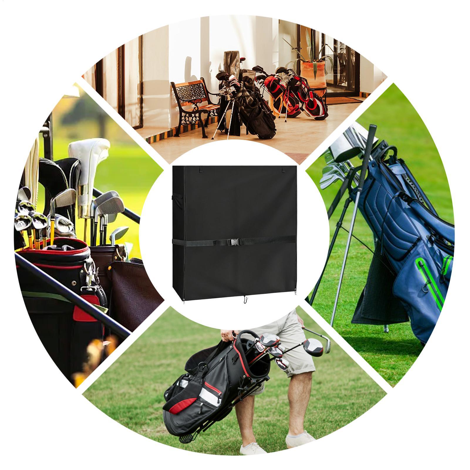 Golf Bag Stand Covers Oxford W - Golf Equipment Garage Organizer 评论和价格