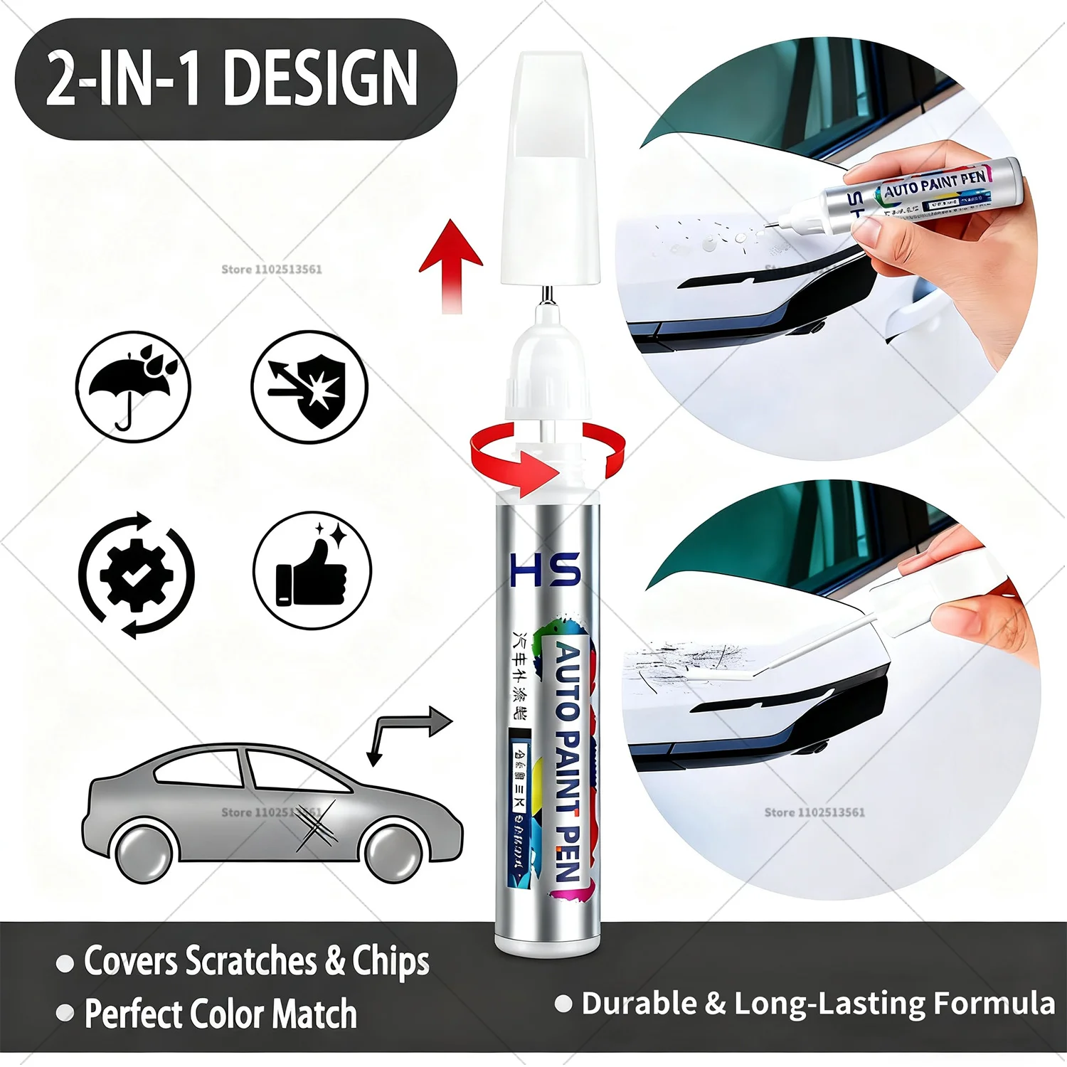 Car Paint Repair Pen Touch Up  - Golf Equipment And Accessories 评论和价格