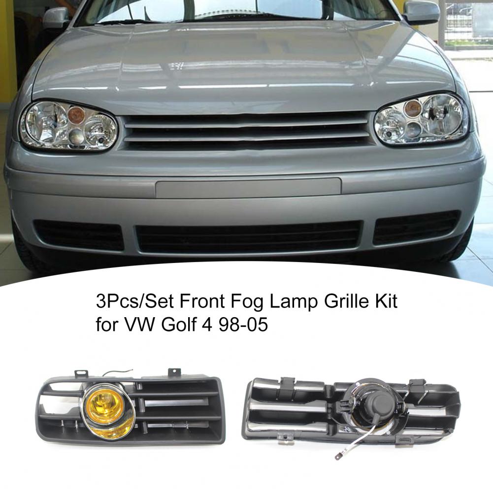 3Pcs/Set Fog Lamp Car Grille F - Golf Equipment And Accessories 评论和价格
