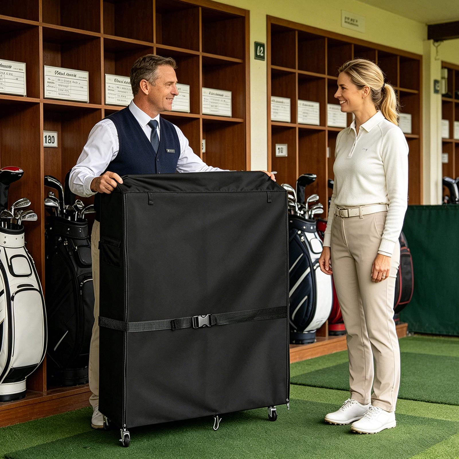 Golf Bag Stand Covers Oxford G - Golf Equipment Garage Organizer 评论和价格